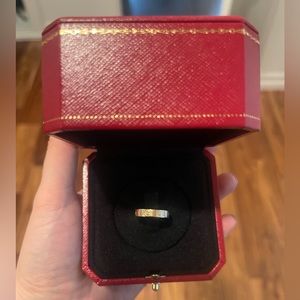 Small Cartier love ring (rose gold)